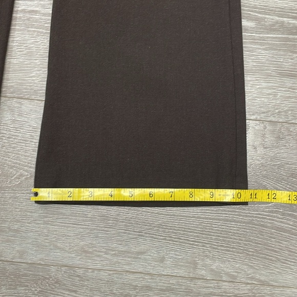 Old Navy Vintage Y2K Flat Front Wide Leg Chocolate Brown Dress Pants 4 - Picture 11 of 15